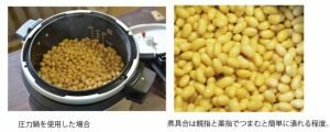 cooked soy beans